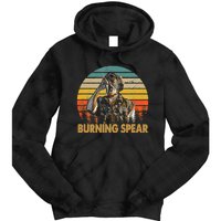 Retro Vintage Burning Art Spear Music Jamaican Singers Tie Dye Hoodie