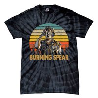 Retro Vintage Burning Art Spear Music Jamaican Singers Tie-Dye T-Shirt