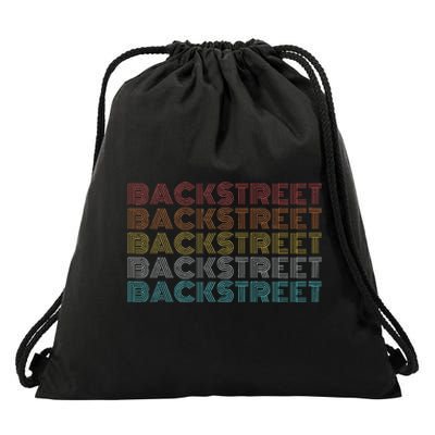 Retro Vintage Backstreet Drawstring Bag