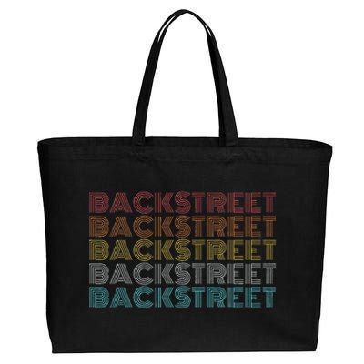 Retro Vintage Backstreet Cotton Canvas Jumbo Tote