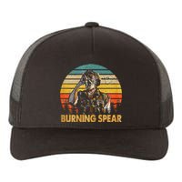 Retro Vintage Burning Art Spear Music Jamaican Singers Yupoong Adult 5-Panel Trucker Hat