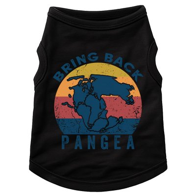 Retro Vintage Bring Back Pangea Funny Geologist Geology Gift Doggie Tank
