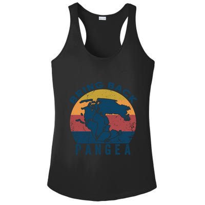 Retro Vintage Bring Back Pangea Funny Geologist Geology Gift Ladies PosiCharge Competitor Racerback Tank