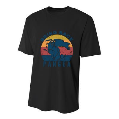 Retro Vintage Bring Back Pangea Funny Geologist Geology Gift Youth Performance Sprint T-Shirt