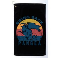 Retro Vintage Bring Back Pangea Funny Geologist Geology Gift Golf Towel