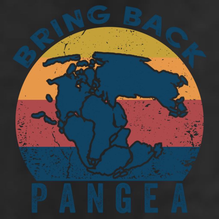 Retro Vintage Bring Back Pangea Funny Geologist Geology Gift Golf Towel