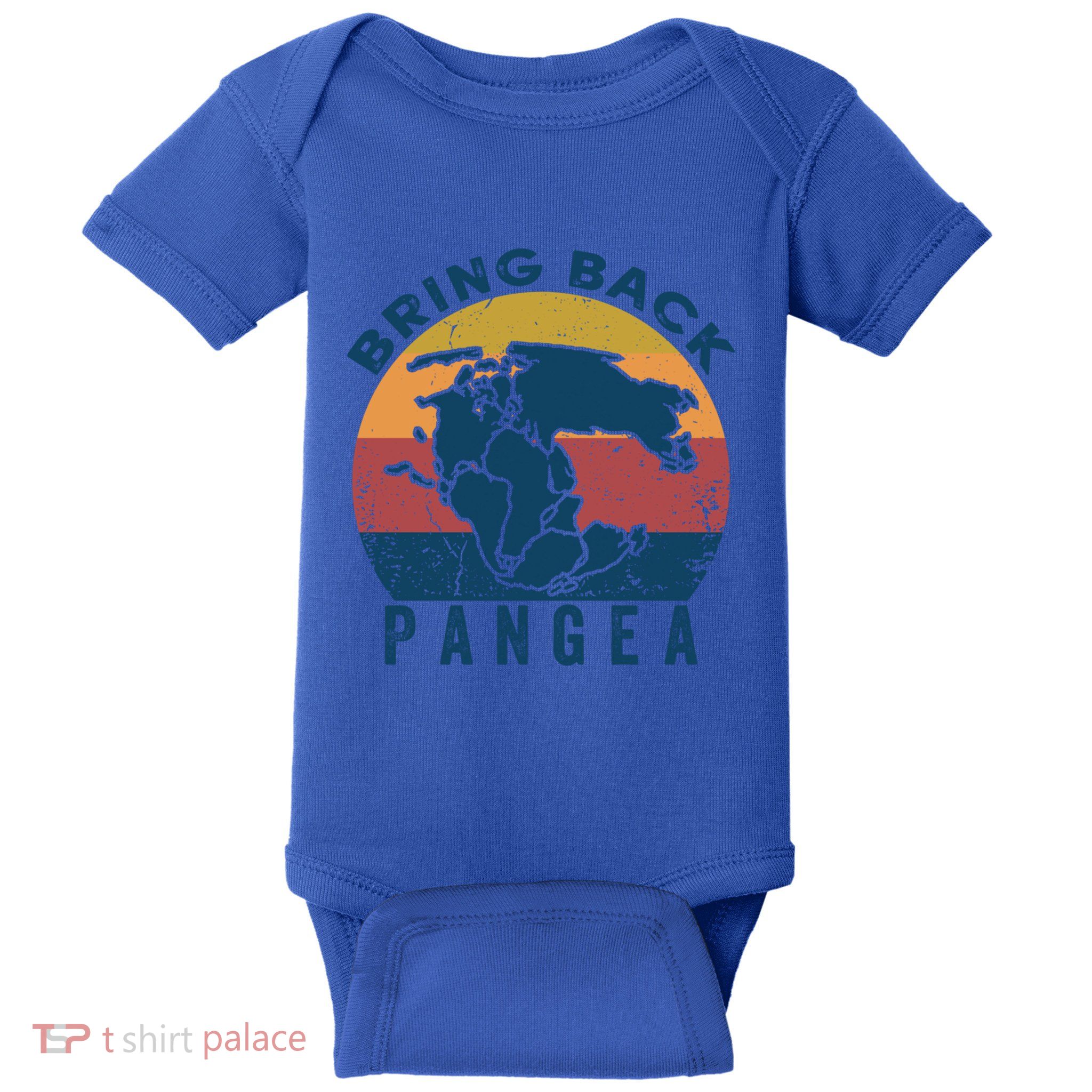 Retro Vintage Bring Back Pangea Funny Geologist Geology Gift Baby Bodysuit