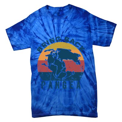 Retro Vintage Bring Back Pangea Funny Geologist Geology Gift Tie-Dye T-Shirt