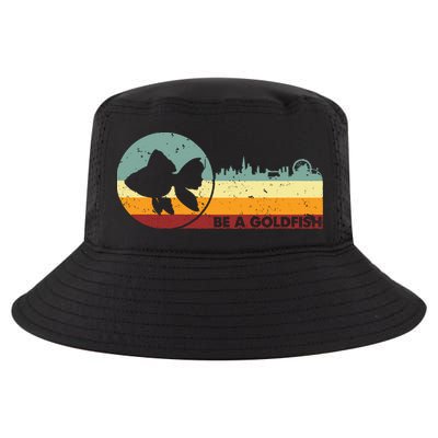 Retro Vintage Be A Goldfish Cool Comfort Performance Bucket Hat