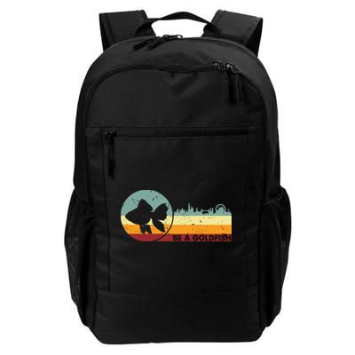 Retro Vintage Be A Goldfish Backpack