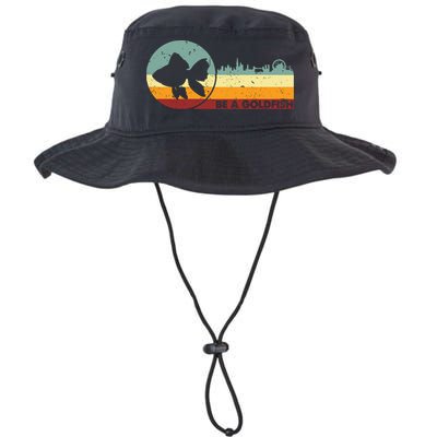 Retro Vintage Be A Goldfish Bucket Hat