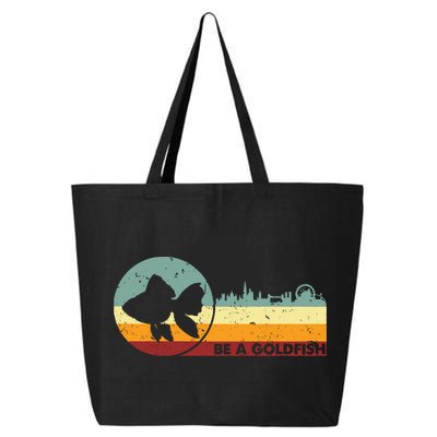 Retro Vintage Be A Goldfish 25L Jumbo Tote