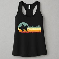 Retro Vintage Be A Goldfish Womens Tank Top
