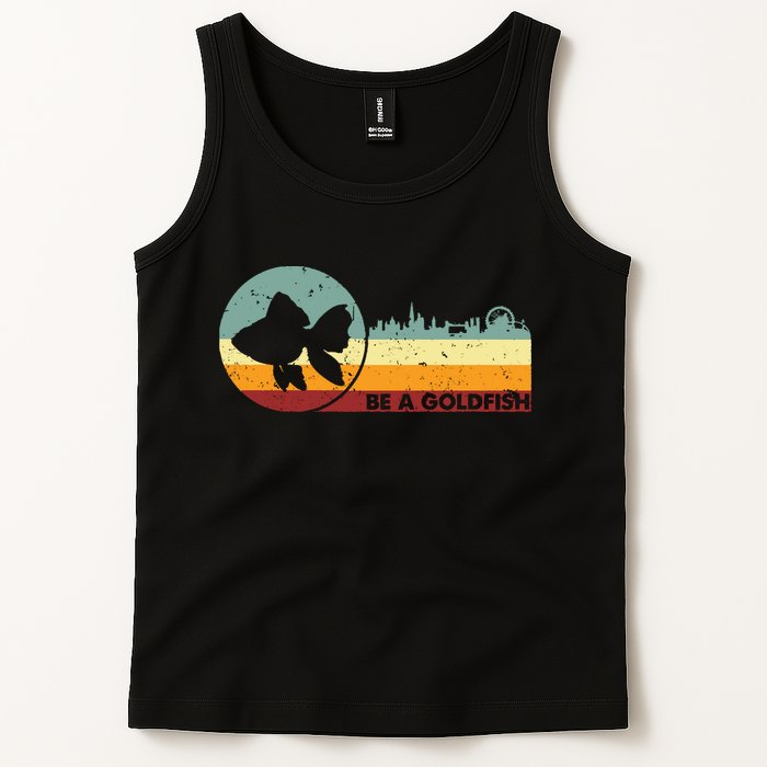 Retro Vintage Be A Goldfish Tank Top