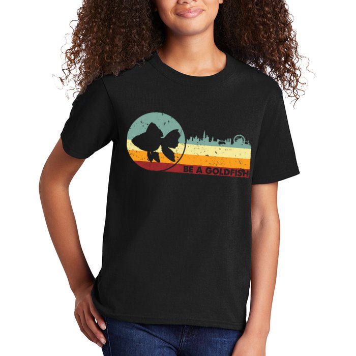 Retro Vintage Be A Goldfish Kids T-Shirt