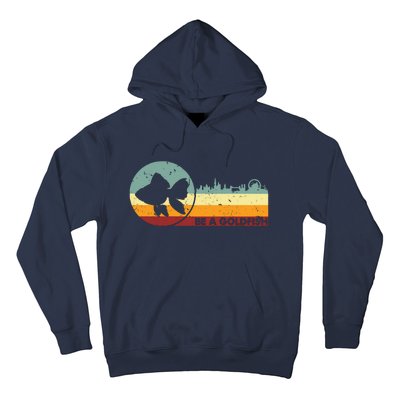 Retro Vintage Be A Goldfish Hoodie