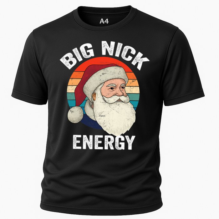 Retro Vintage Big Nick Energy Santa Performance Shirt