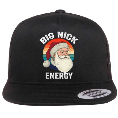 Retro Vintage Big Nick Energy Santa Flatbill Hat