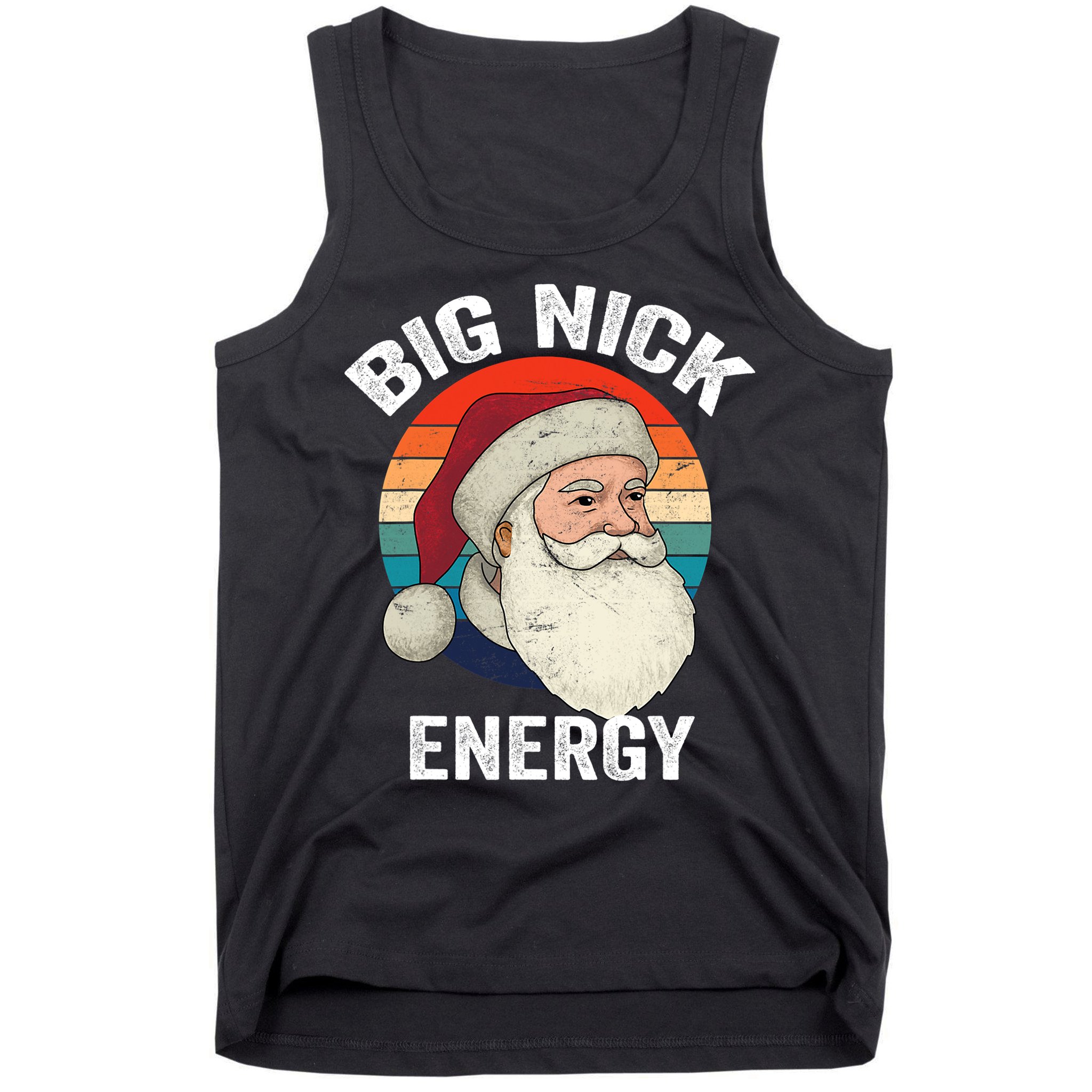 Retro Vintage Big Nick Energy Santa Tank Top