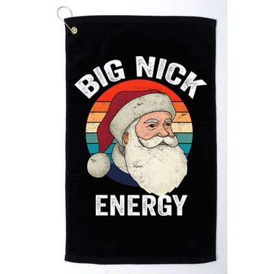 Retro Vintage Big Nick Energy Santa Golf Towel