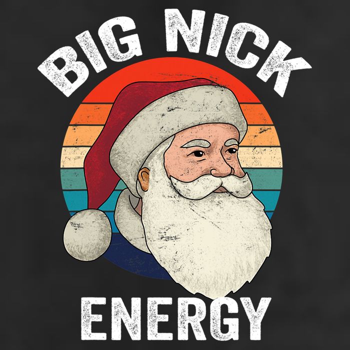 Retro Vintage Big Nick Energy Santa Golf Towel