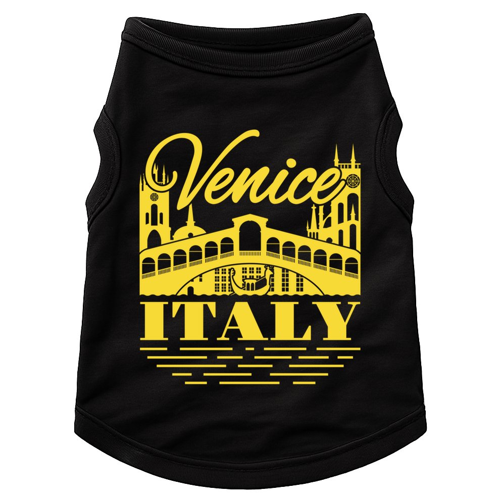Retro Venice Bridge Italy Souvenir Doggie Tank
