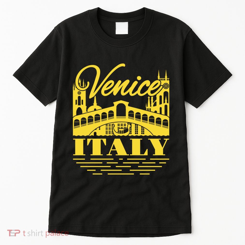 Retro Venice Bridge Italy Souvenir Tall T-Shirt