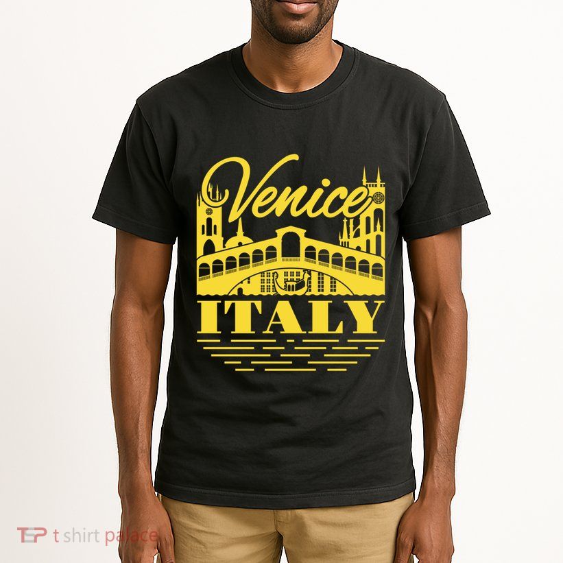 Retro Venice Bridge Italy Souvenir Tall T-Shirt