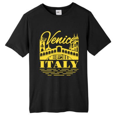 Retro Venice Bridge Italy Souvenir Tall Fusion ChromaSoft Performance T-Shirt