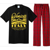 Retro Venice Bridge Italy Souvenir Pajama Set