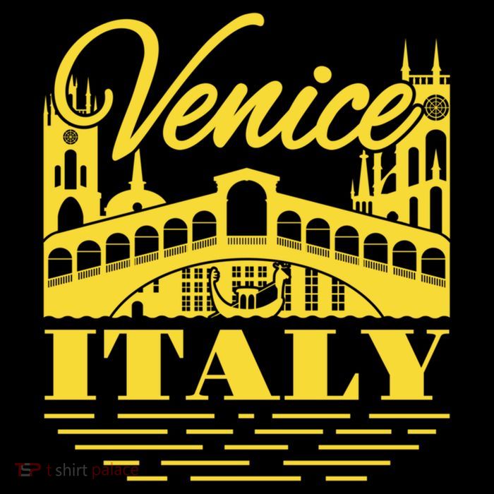 Retro Venice Bridge Italy Souvenir Youth Performance Sprint T-Shirt