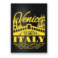Retro Venice Bridge Italy Souvenir Poster