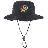 Retro VIntage Best Dad Ever Emblem Bucket Hat