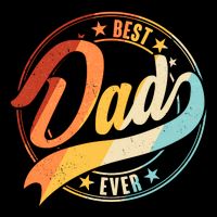 Retro VIntage Best Dad Ever Emblem Bucket Hat