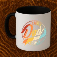 Retro VIntage Best Dad Ever Emblem Mug