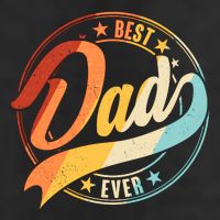 Retro VIntage Best Dad Ever Emblem Beanie