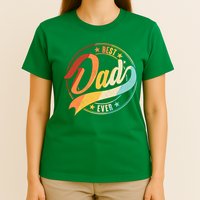 Retro VIntage Best Dad Ever Emblem T-Shirt