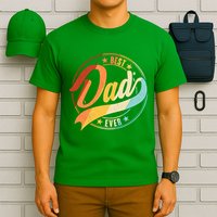 Retro VIntage Best Dad Ever Emblem T-Shirt