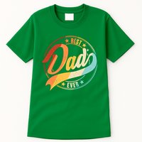 Retro VIntage Best Dad Ever Emblem Tall T-Shirt