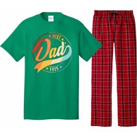 Retro VIntage Best Dad Ever Emblem Pajama Set