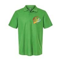 Retro VIntage Best Dad Ever Emblem Softstyle Adult Sport Polo