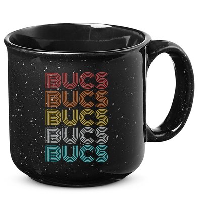 Retro Vintage Bucs 15oz Campfire Ceramic Mug