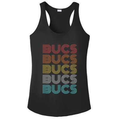 Retro Vintage Bucs Ladies PosiCharge Competitor Racerback Tank