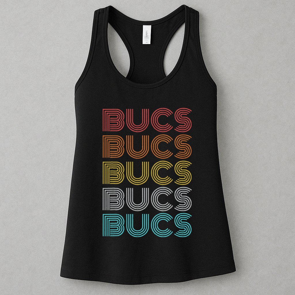 Retro Vintage Bucs Womens Tank Top