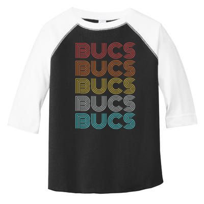 Retro Vintage Bucs Toddler Fine Jersey T-Shirt