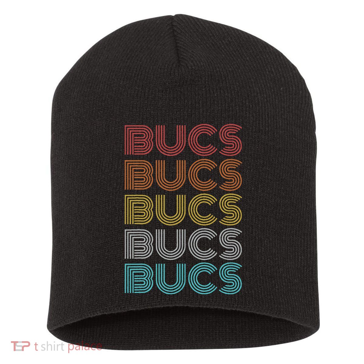 Retro Vintage Bucs Short Acrylic Beanie
