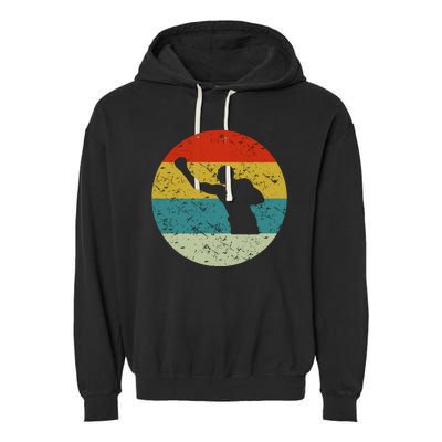 Retro Vintage Boxing Garment-Dyed Fleece Hoodie