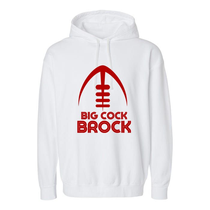 Retro Vintage Big Cock Brock Humor Garment-Dyed Fleece Hoodie