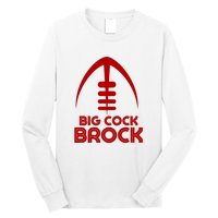 Retro Vintage Big Cock Brock Humor Long Sleeve Shirt