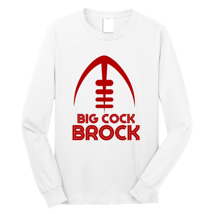 Retro Vintage Big Cock Brock Humor Long Sleeve Shirt